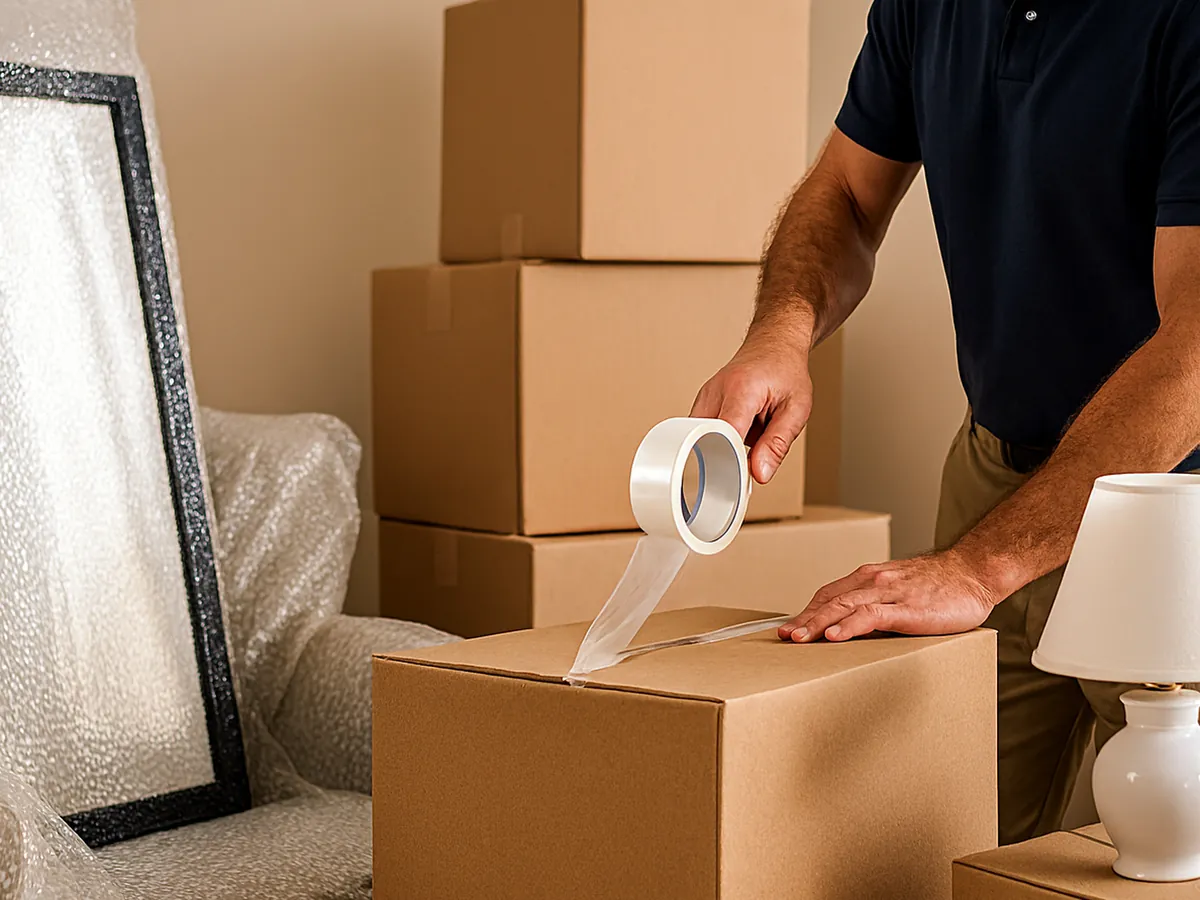 Preparación, embalaje y cajas para mudanza